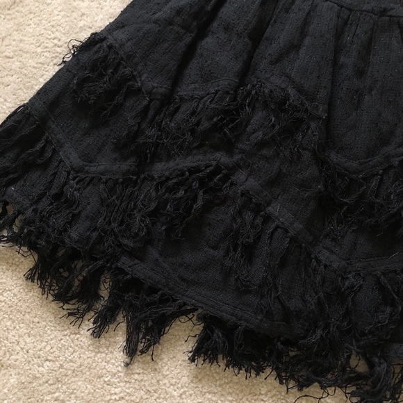 Billabong Black Fringe Tube Dress - Picture 2 of 6